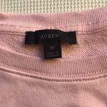 J.Crew New Yin Yang University Crewneck Terry Sweatshirt Pullover Floral Pink Photo 10