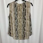Equipment  Femme Brown Snakeskin Print Tank Blouse Sz.S/P Photo 4
