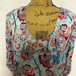 Pink Blush floral dress knee length M Photo 2