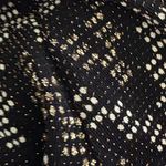 Alfred Dunner Black and White Zigzag Gold Cardigan Size L Photo 10