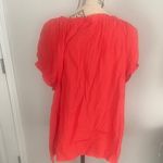 Old Navy Vibrant Red Puff Sleeve Blouse in size-XL Photo 4