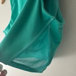 Reebok  Lux Contour Crop Top Turquoise Green 1X Photo 3