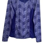 REI Purple and White Reflective Running Jogging Athletic Top Size S Photo 3