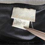 Maurice's Vintage  Black Velvet Metallic Gray Prom Dress 3 4 Goth 90s Empire Waist Photo 3