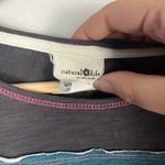 Natural Life  Molly long sleeve striped top size medium grey pink blue green Photo 1