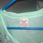 Faded Glory  Green Black Graphic Short Sleeve top Y2K 2000s Photo 3