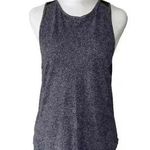 Lululemon Mesh Vest Top Black White Speckle Trim Gym Tank Size Small Activewear Photo 0
