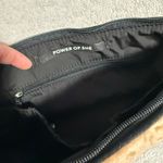 Athleta  All About Shearling Large Cosmetic Bag, Brown Photo 2