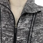 Lululemon Cypress Kiss 1/2 Zip Top Sweatshirt Rush Jacquard Black White Size 10 Photo 3