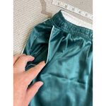 Abercrombie & Fitch  green satin Long sleeve pull on pants PJ set, size XL Photo 9