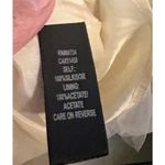 Max and Cleo Gold Abstract Print Sleeveless Fit and Flare Silk Cocktail Dress Size 4 Photo 9