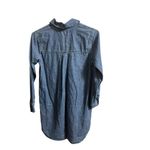 Madewell Dress Womens Extra Small Blue Denim Long Sleeve Shirtdress Popover Photo 2
