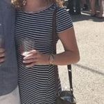 Forever 21 Striped Navy T shirt dress Photo 2