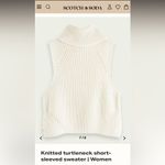 Scotch & Soda Sleeveless, knitted turtle neck top worn once like new sold out on brand’s site Photo 5
