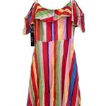 Lulus Yacht Rock Red Multi Striped Off Photo 7