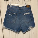 American Eagle AEO Highest Rise 90s Boyfriend Short Cutoffs Distressed Denim Size 10 Photo 1