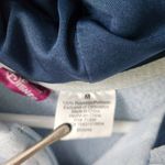 Disney Grumpy Vintage 90s Hoodie Full Zip Embroidered Baby Sky Blue Medium Photo 3