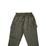 ZARA  Pants Green Casual Pull On Cargo Satin Joggers Size Women's Small Photo 3