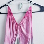 ZARA  Tie Dye Ombre Midi Shine Slit Strappy Dress Photo 3