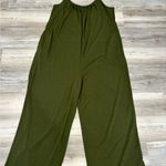 Size Medium Green Wide leg jumper with adjustable straps, pit or pit 20 Photo 3