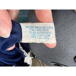 Vanity Fair nightgown satin knee lenght blue white lace collar Photo 3