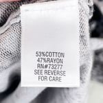 Apt. 9  Black and White Snow Leopard Cheetah Animal Print V-neck Sweater Size XL Photo 6