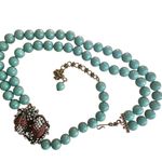 Heidi Daus Koi fish Necklace Blue Photo 9