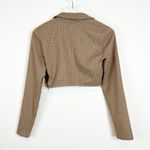 ZARA  Check Blazer Crop Top M Photo 2