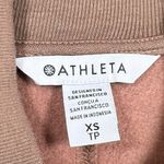 Athleta Clarity Size XS Brown V Neck Pullover Sweatshirt Long Sleeve Athleisure Photo 1