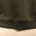Strut this  Dark Green Cropped Sweatshirt Photo 2
