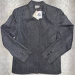 White Stag Vintage  Gray Textured Blazer Photo 0