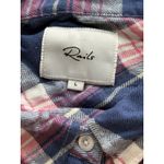Rails Hunter Plaid Flannel Button Down Shirt Womens Large Purple Pink Blue White Photo 2