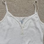 Brandy Melville white button tank NWOT Photo 1