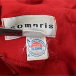 Vintage Union Made Compris Solid Red Hourglass Cocktail Dress 4 Photo 13