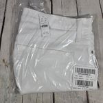 J.Crew Mid Rise Short White Denim Cutoff Frayed Hem Size 32 Photo 10