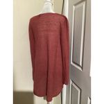 Eileen Fisher  Organic Linen Boat Neck Long Sleeve Casual Sweater Top M Photo 2