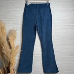 Free People corduroy pants slit slim flare stretchy 24 western boho Photo 2