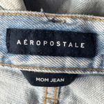 Aeropostale SZ 10 Mom Jeans Distressed Rips Hi-Rise Light Wash Zip-Fly Pockets Photo 8