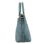 Brahmin Duxbury Satchel Bag Melborne Sky Blue Perfect Eye Photo 2