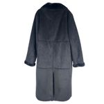 Ralph Lauren Lauren  Double Breasted Faux Shearling Coat Black Size XL Photo 8