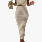 Amazon Strapless Knit Maxi Dress Photo 0