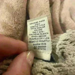 Knit by hand brand‎ Tan crotchet top Size M Photo 4