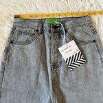 Free People New Sandrine Rose The Virgin Label Straight leg Jeans Silver 24 Photo 1