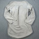 Bella Dahl Lace Up Tunic Top Women's Small Gray Laganlook Long Sleeve Boho Photo 9