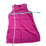 August Silk  sleeveless linen cotton blend top size Small Photo 5