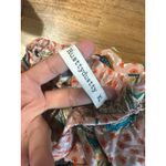 Rusttydustty Orange Boho Floral Skirt Size XL Photo 3