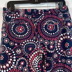 Vineyard Vines Womens  Shep & Ian Navy Blue Pink Dots Ankle Pant Size 6 EUC #1010 Photo 2