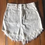 Free People  White Denim Skirt Photo 0