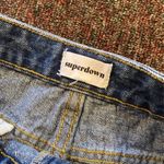 Super down rhinestone jean shorts size 25 Photo 4