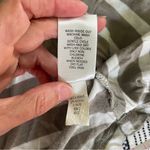 Banana Republic Striped Ruffle Shirt Small Brown White Ruched Y2K Work Blouse Photo 9